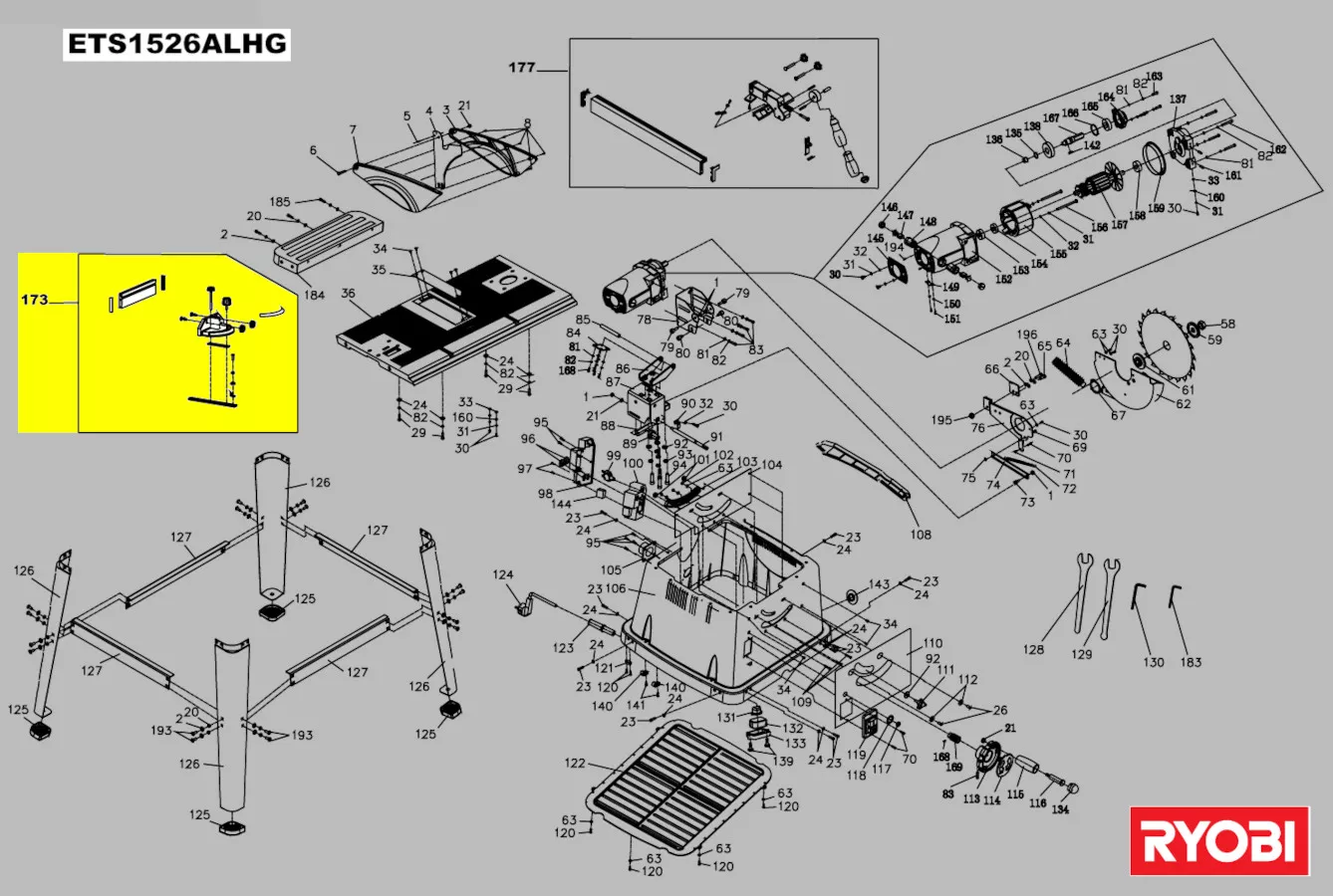 butée angulaire réf. 5131029759 Ryobi